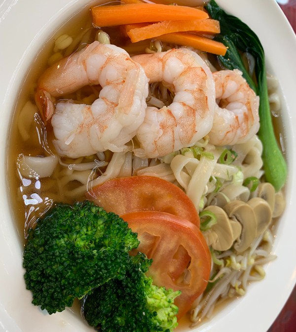 鸡蛋 or 蔬菜汤面